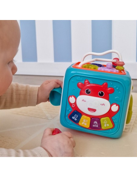 Interaktiver Sinneswürfel WOOPIE BABY 6in1 Montessori
