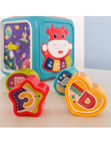 Interaktiver Sinneswürfel WOOPIE BABY 6in1 Montessori