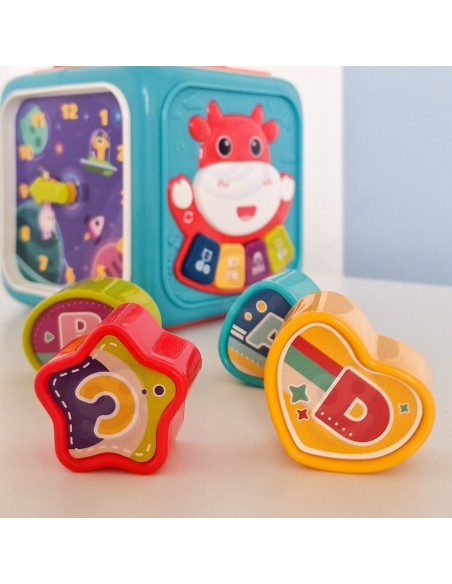 Interaktiver Sinneswürfel WOOPIE BABY 6in1 Montessori
