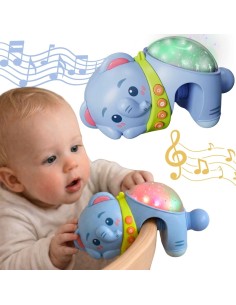 Elephant projector with melodies and a night light, sleep aid for children, Woopie