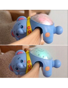 Elephant projector with melodies and a night light, sleep aid for children, Woopie 2