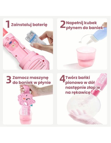 WOOPIE Unicorn Smoke Bubble Machine - Magical Fun