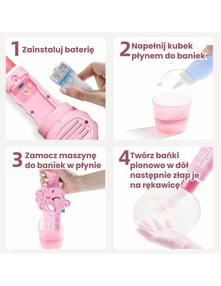 WOOPIE Unicorn Smoke Bubble Machine - Magical Fun