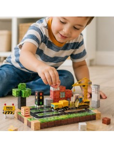 Magnetic Building Blocks Construction Site 115 pcs WOOPIE - Creative Set 2