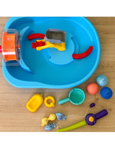 WOOPIE vandens trasa 2in1 – žuvyčių gaudymo žaidimas 14 dalių - žaidimas vaikams