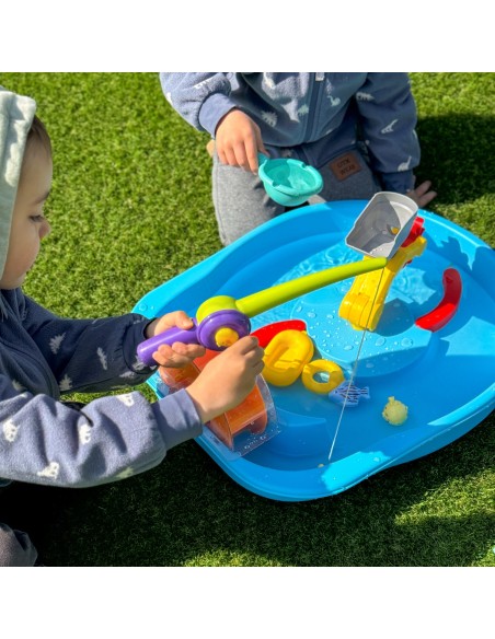 WOOPIE vandens trasa 2in1 – žuvyčių gaudymo žaidimas 14 dalių - žaidimas vaikams