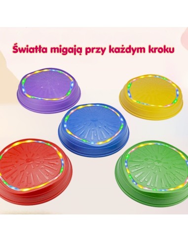 WOOPIE balanso akmenukai, interaktyvus jutiminis takelis