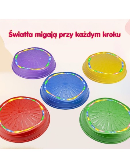WOOPIE balanso akmenukai, interaktyvus jutiminis takelis