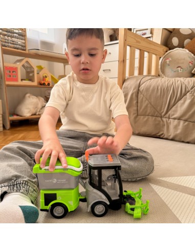 Woopie City Sweeper - Drive, Lights, Sounds, 1:16 Scale