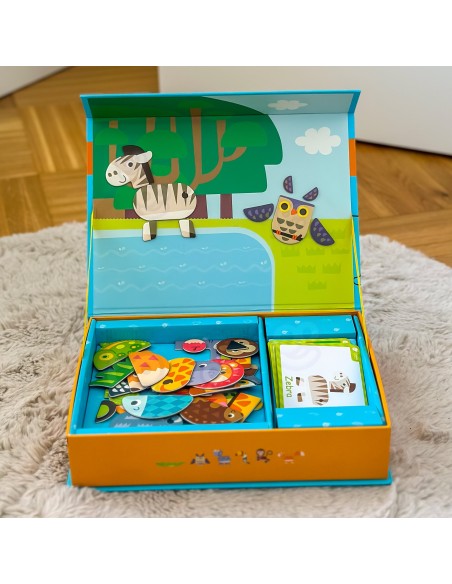 Magnetpuzzle Tiere 60-tlg. – CLASSIC WORLD