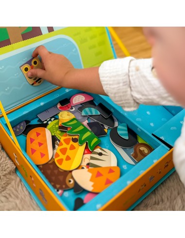 Animal Magnetic Puzzle 60 Pieces - CLASSIC WORLD