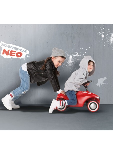 BIG Red Bobby Car Neo Red Ride-On - Safe fun for children