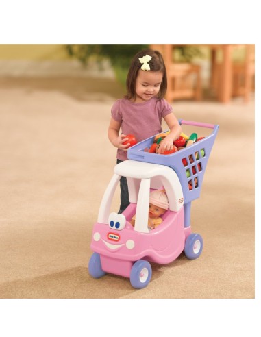 Kinder-Einkaufswagen Cozy Coupe Little Tikes rosa