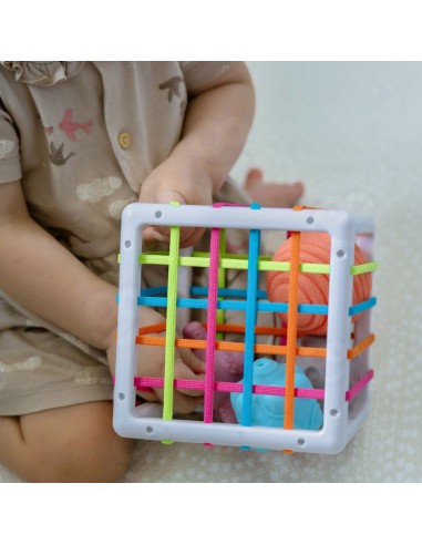Elastischer Sinneswürfel Sorter Lernspielzeug für Kinder ab 3 - WOOPIE