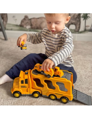 WOOPIE Abschleppwagen-Set 5 Autos – Pannenhilfe für Kinder