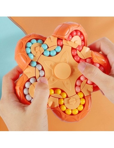 Magic Beans Puzzle Pentagon– antistresinė loginė „fidget“ dėlionė WOOPIE
