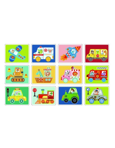 TOOKY TOY Montessori-Legespiel 80-tlg. – Magnetisches Kästchen für Kinder