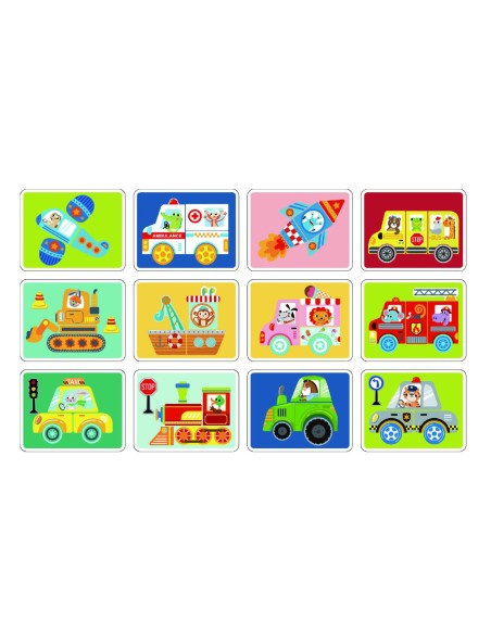 TOOKY TOY Montessori-Legespiel 80-tlg. – Magnetisches Kästchen für Kinder
