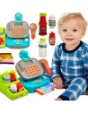 WOOPIE DINO Cash Register with Shelf Blue - Toys for Children