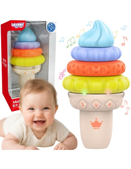 WOOPIE BABY Muzikinis ledas edukacinis dėlionė – vystymasis ir pramoga