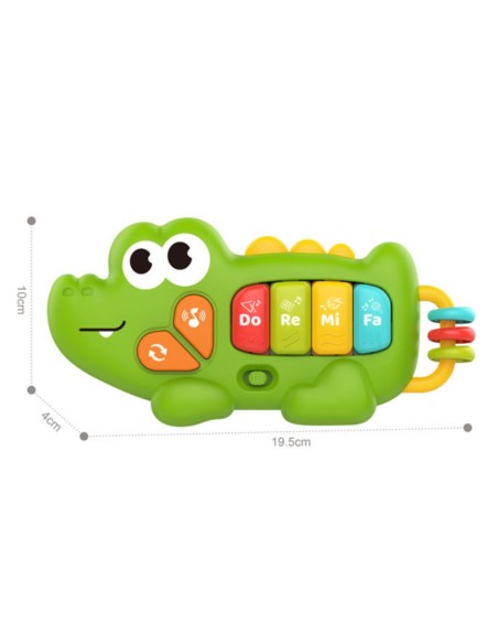 WOOPIE Interaktives Keyboard, Krokodil, Musik-Orgeln 18m+