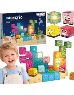 Woopie Magnetic Blocks 63 pcs | Ocean Adventure 3D