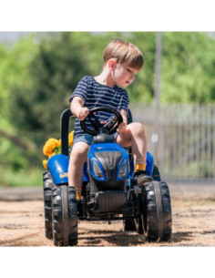 FALK Duży Traktor z przyczepką New Holland 2