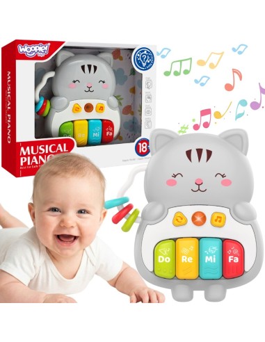 WOOPIE Interaktives Keyboard, Kätzchen, Musik-Orgeln 18m+