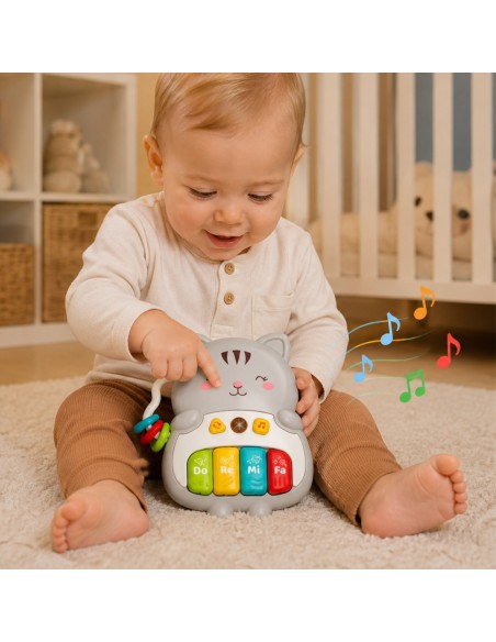 WOOPIE Interactive Piano Kitten Musical Organ 18m+