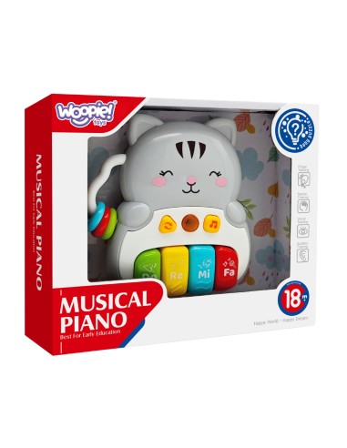 WOOPIE Interaktives Keyboard, Kätzchen, Musik-Orgeln 18m+