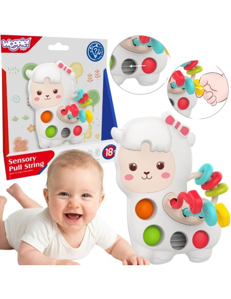 WOOPIE Sensorisches Spielzeug Lama Montessori 18m+