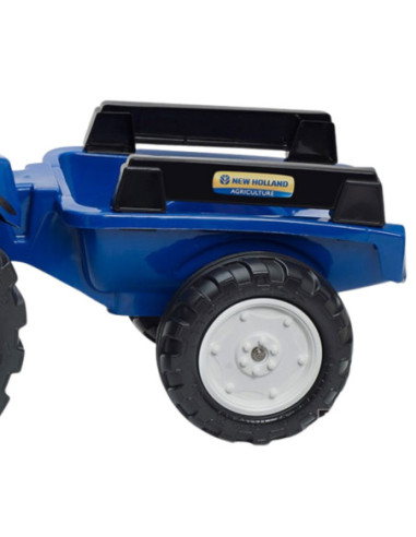 FALK Duży Traktor z przyczepką New Holland