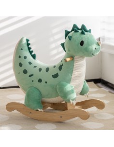CLASSIC WORLD Dinozaur Na Biegunach Zielony Bujany 2
