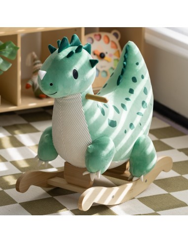 CLASSIC WORLD Holz-Dinosaurier auf Kufen – Spielzeug für Kinder