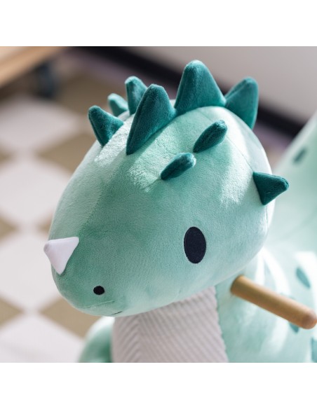 CLASSIC WORLD Holz-Dinosaurier auf Kufen – Spielzeug für Kinder