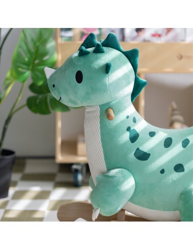 CLASSIC WORLD Holz-Dinosaurier auf Kufen – Spielzeug für Kinder