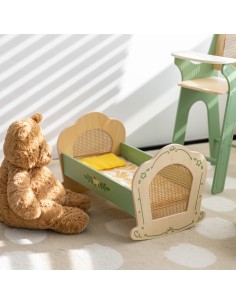 Vintage-Holzwiege CLASSIC WORLD für Puppen – Eleganz und Stil 2