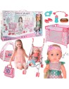Mermaid Doll Deluxe Playset 18in1 WOOPIE – Stroller Crib Sound
