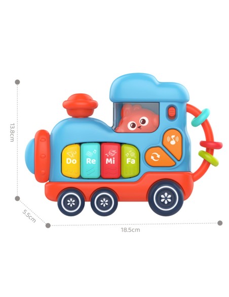 WOOPIE BABY Interaktyvus lokomotyvas pianinėlis – lavinimas ir muzika