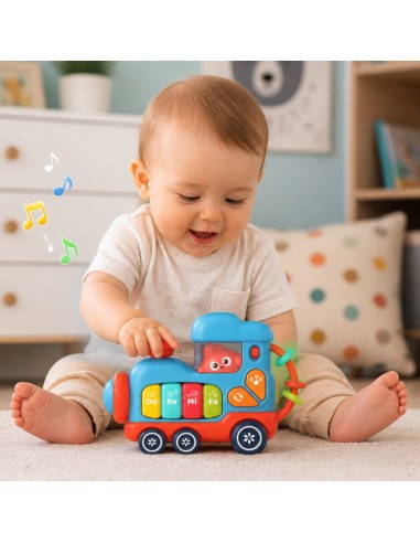WOOPIE BABY Interaktyvus lokomotyvas pianinėlis – lavinimas ir muzika