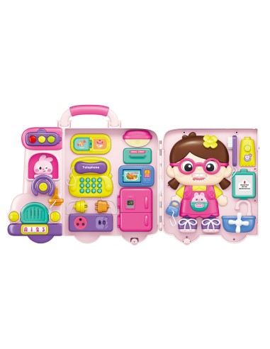 WOOPIE Busy Car Manipulation Board 3in1 Interactive Suitcase
