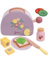 Drewniany Toster Śniadaniowy CLASSIC WORLD z Akcesoriami 13 el.