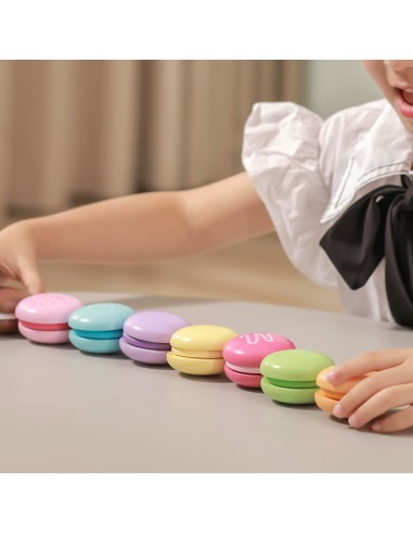 VIGA Holz bunte Plätzchen Macarons (8 Stück) – Set