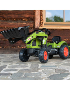 Falk Traktor Claas z Przyczepą i Łyżką na pedały 2