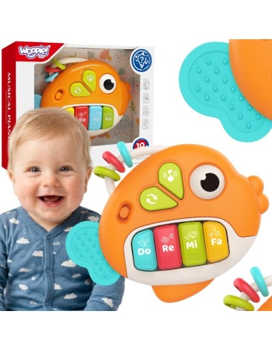 WOOPIE BABY Interaktyvus muzikos žuvytės pianėlis – žaislas vaikams