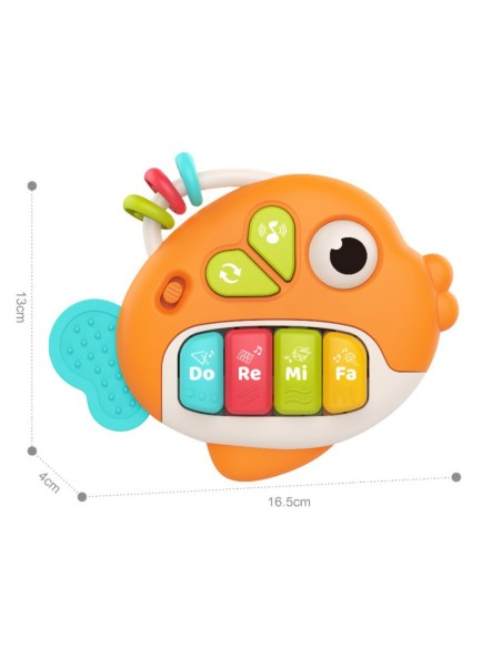 WOOPIE BABY Interaktyvus muzikos žuvytės pianėlis – žaislas vaikams