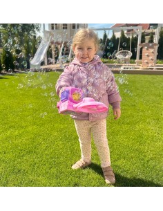 WOOPIE Bubble Blower Manual Lawn Mower Blue - Toy 2