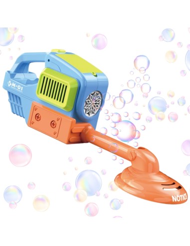 WOOPIE Handrasenmäher Seifenblasen Blau – Spielzeug