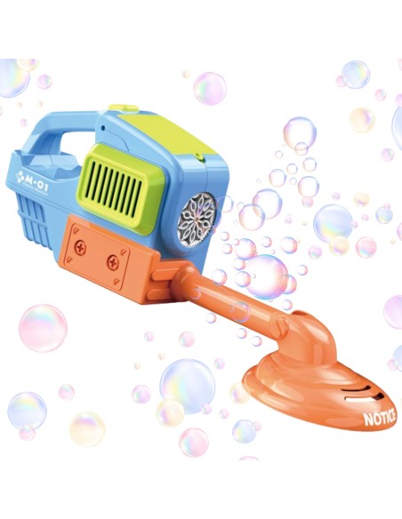 WOOPIE Handrasenmäher Seifenblasen Blau – Spielzeug