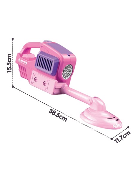 WOOPIE Handrasenmäher Seifenblasen Pink 60 cm